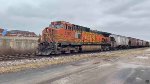 BNSF 5180 is rear DPU.